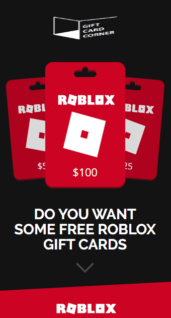Free Roblox Gift Card Codes 2020 Roblox Generator Gift Card Corner