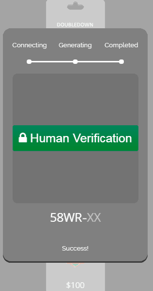 Server protection for Doubledown codes 2021
