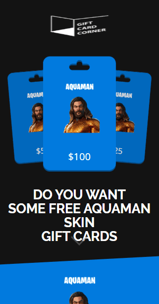 aquaman skin generator