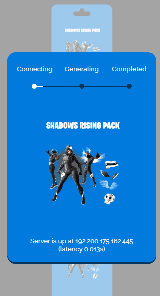 shadows rising pack process