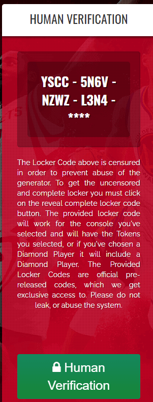 Mycareer Locker Codes 2k21 Vc