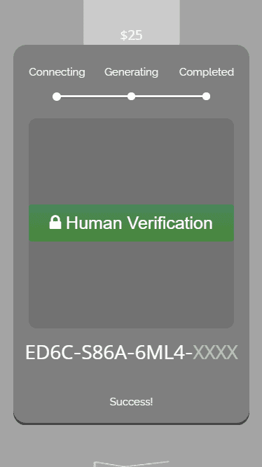 Cumberland Farms verification process.