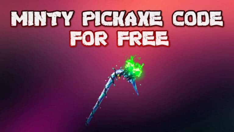 Fortnite Special Promo Minty Pickaxe Minty Pickaxe Code Free Minty Pickaxe Codes 2021 Updated