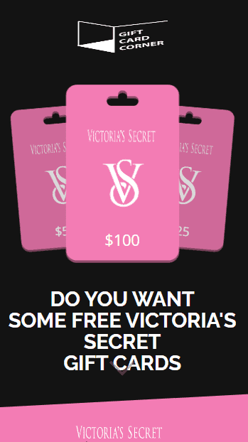 victoria secret code generator