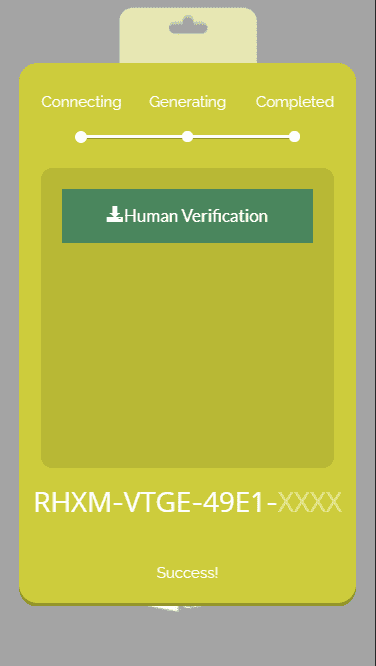 Part of verification for Forever 21 gift card.